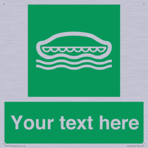 Custom sign safe condition Lifeboat